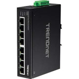 TRENDnet 8-Port Industrial Fast Ethernet DIN-Rail Switch