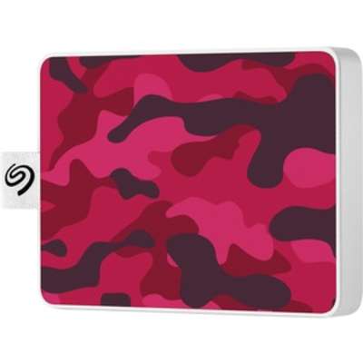 Seagate 500GB One Touch Special Edition SSD USB 3.0 - Camo Red