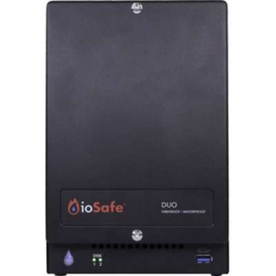 ioSafe Duo 8TB RAID 1 USB 3.2 Fireproof/Waterproof External Storage Device