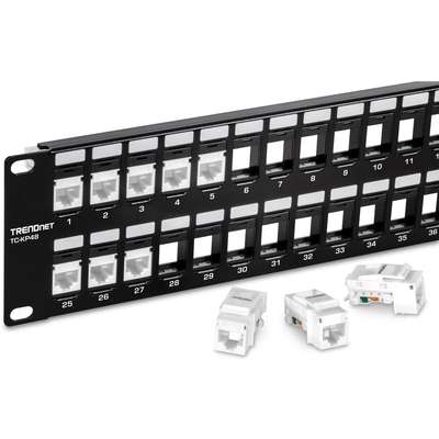 TRENDnet 48-Port Blank Keystone Patch Panel