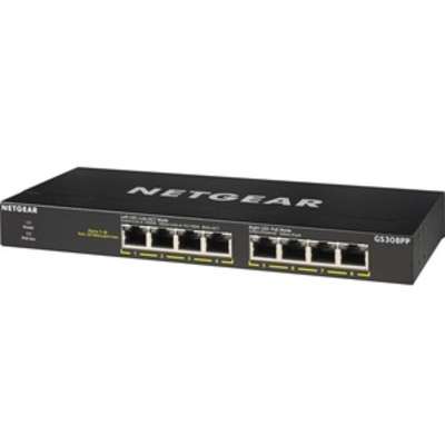 NETGEAR 8 Port GIG Unmanaged PoE+ with Flexpoe