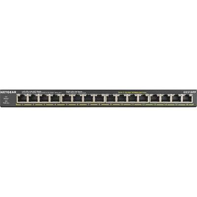NETGEAR 16 Port GIG Unmanaged PoE+with Flexpoe 183W