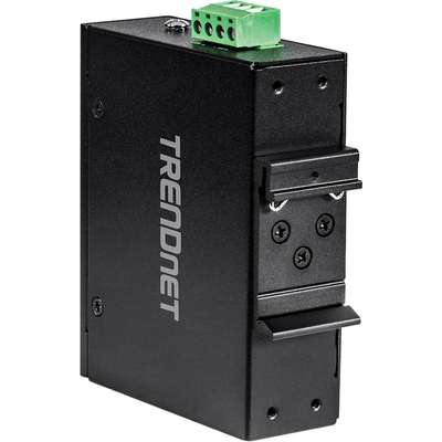TRENDnet 5-Port Industrial Gigabit PoE + DIN-Rail Switch