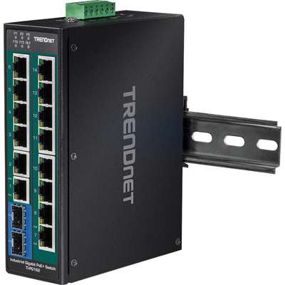 TRENDnet 16-Port Industrial Gigabit PoE