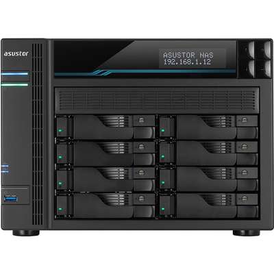 Asustor Lockerstor 8-Bay Enterprise NAS Intel Quad Core 2x 10GBE/2.5GBE