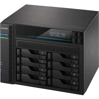 Asustor Lockerstor 8-Bay Enterprise NAS Intel Quad Core 2x 10GBE/2.5GBE