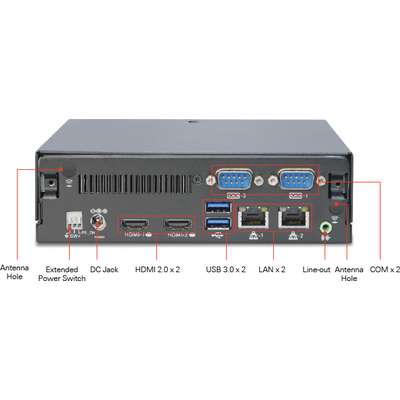 AOpen DE5500/I7 CPU Bare System BS+CPU DE5500 I7-7500U CPU 15W CPU with VPRO