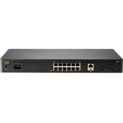 HPE Aruba 9012 (US) Gateway 12xGbE (6xPoE+) 2K Clients 32 APs