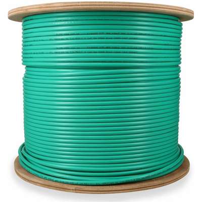 Addon 1000FT Non-Terminated Green CAT6A STP Plenum-Rated Copper Patch Cable