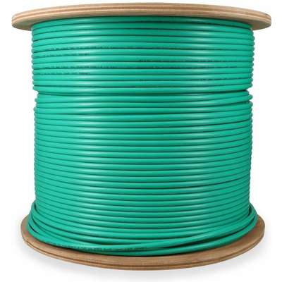 Addon 1000FT Non-Terminated Green CAT6A STP Plenum-Rated Copper Patch Cable