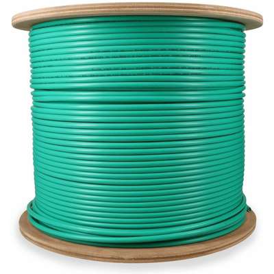 Addon 1000FT Non-Terminated Green CAT6A STP Plenum-Rated Copper Patch Cable