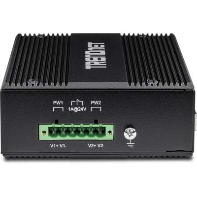 TRENDnet 8-Port Industrial Gigabit PoE+ DIN-Rail Switch (24 - 56V)