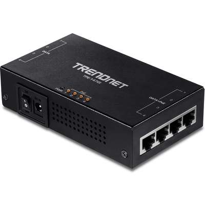 TRENDnet 65W 4 Port Gigabit PoE+ Injector