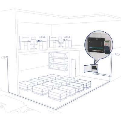 TRENDnet 10-Port Industrial Gigabit PoE+ Wall-Mount Front Access Switch