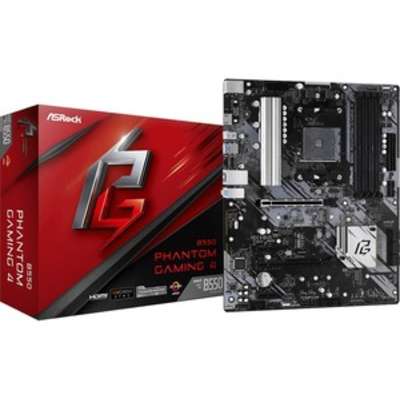 ASRock Inc Asrock MB B550 Phantom Gaming 4 AMD AM4 Ryzen B550 DDR4 128G