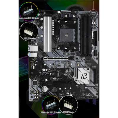 ASRock Inc Asrock MB B550 Phantom Gaming 4 AMD AM4 Ryzen B550 DDR4 128G