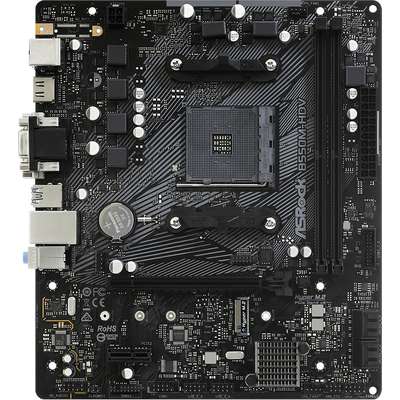ASRock Inc Asrock MB B550M-HDV AMD AM4 Ryzen B550 MAX64GB DDR4 Micro ATX