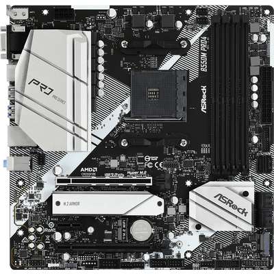 ASRock Inc Asrock MB B550M PRO4 AMD AM4 Ryzen future AMD Ryzen B550 DDR4 128G MATX