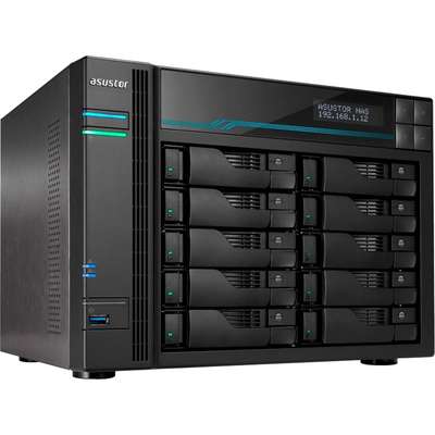 Asustor Lockerstor Pro 10-Bay NAS Intel Xeon 4C CPU 8GB DDR4 2 M.2 Slots