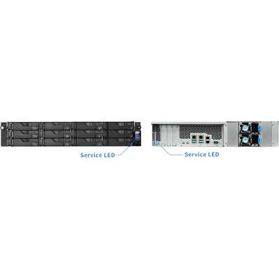 Asustor Rackmount 12-Bay NAS Intel Xeon 4C CPU 8GB DDR4 2 M.2 Slots