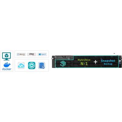 Asustor Rackmount 12-Bay NAS Intel Xeon 4C CPU 8GB DDR4 2 M.2 Slots