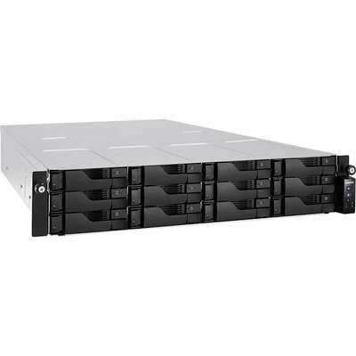 Asustor Rackmount 12-Bay NAS Intel Xeon 4C CPU 8GB DDR4 2 M.2 Slots