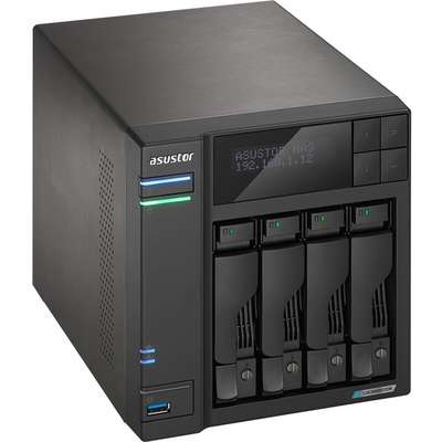 Asustor Lockerstor 4-Bay NAS Intel 4C CPU 4GB DDR4 2 M.2 Slots