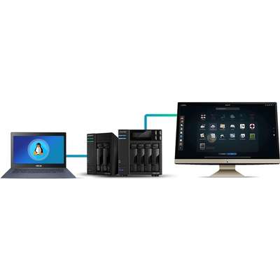 Asustor Lockerstor 4-Bay NAS Intel 4C CPU 4GB DDR4 2 M.2 Slots