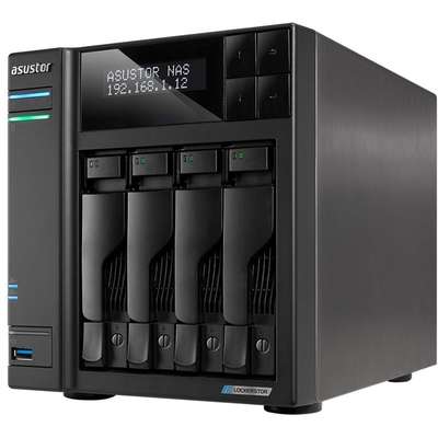Asustor Lockerstor 4-Bay NAS Intel 4C CPU 4GB DDR4 2 M.2 Slots