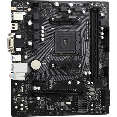 ASRock Inc Asrock MB A520M-HDV AMD AM4 A520 Max.64G DDR4 PCIE HDMI Dvid