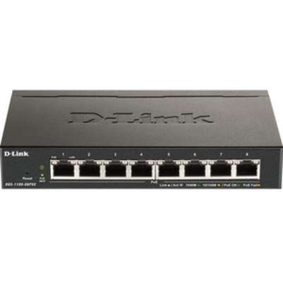 D-Link Systems 8 Port GIG PoE Smart Switch