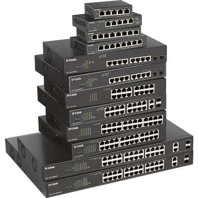 D-Link Systems 8 Port GIG PoE Smart Switch
