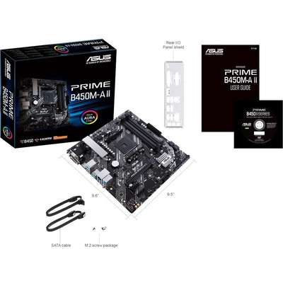 ASUS Prime B450M-A II AMD AM4 Micro ATX MB 128GB DDR4 4400 O.C.