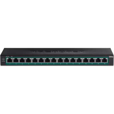 TRENDnet 16-Port Gigabit PoE+ Switch (123W)