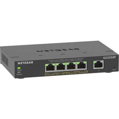 NETGEAR 5 Port Geth PoE+ Smart Managed Plus Switch