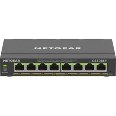 NETGEAR 8 Port Geth PoE+ Smart Managed Plus Switch