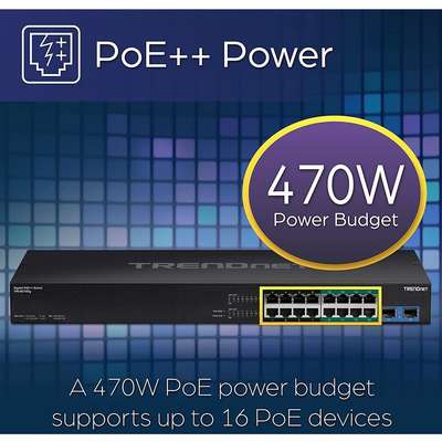 TRENDnet 18-Port Gigabit 4PPoE Switch