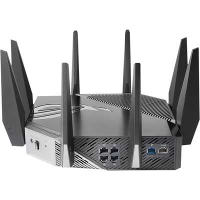 Asus Router GT-AXE11000 Rog Rapture Tri-band WiFi 6E (802.11AX) Gaming Router