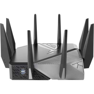 Asus Router GT-AXE11000 Rog Rapture Tri-band WiFi 6E (802.11AX) Gaming Router