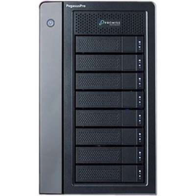 Promise Technology Pegasuspro R8 30.72TB (16 x 3.84TB SSD) System CPU I5, Target Mode, 10G Base-T, 32G