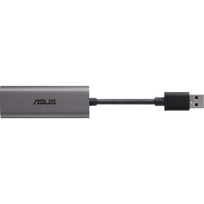Asus Network USB-C2500 USB Type-A 2.5G Base-T Ethernet Adapter with backward