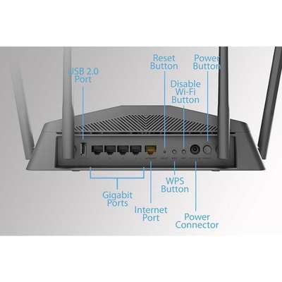 D-Link Systems Smart AC2600 High-Power Gigabit Wi-Fi Router
