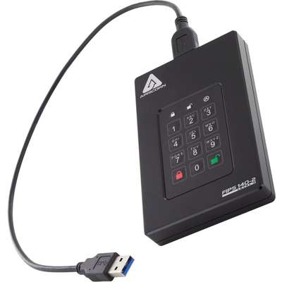 Apricorn 20TB Aegis Fortress L3 SSD USB 3.0 Fips Validated Hardware Encrypted