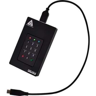 Apricorn 20TB Aegis Fortress L3 SSD USB 3.0 Fips Validated Hardware Encrypted