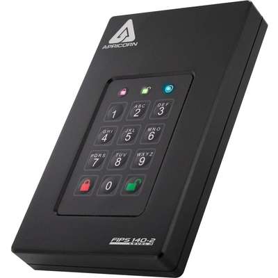 Apricorn 20TB Aegis Fortress L3 SSD USB 3.0 Fips Validated Hardware Encrypted