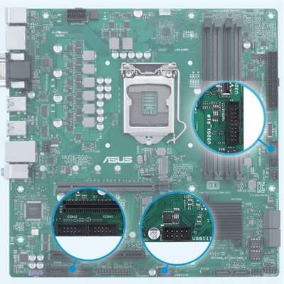 Asus MB Pro A520M-C II CSM AMD AM4 RYZEN5000 4000 3000 A520 DDR4 HDMI DP MATX