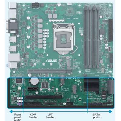 Asus MB Pro A520M-C II CSM AMD AM4 RYZEN5000 4000 3000 A520 DDR4 HDMI DP MATX