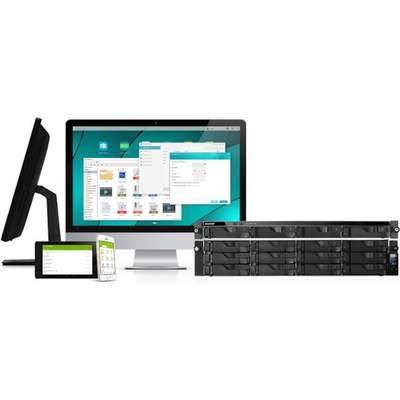 Asustor Lockerstor 12-Bay Rackmount NAS Quad-Core 8GB 2.5GBE USB 3.2 2PSU