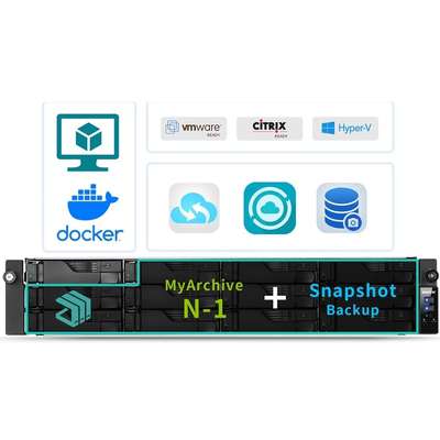 Asustor Lockerstor 12-Bay Rackmount NAS Quad-Core 8GB 2.5GBE USB 3.2 2PSU