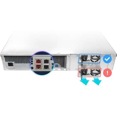 Asustor Lockerstor 12-Bay Rackmount NAS Quad-Core 8GB 2.5GBE USB 3.2 2PSU